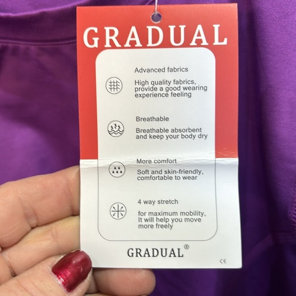 Gradual Advanced Fabric,breathable,4 way stretch thermal base zip hip pockets - Picture 7 of 11